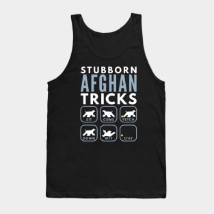 Stubborn Afghan Hound Tricks - Dog Training Tank Top